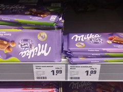 Цена на продукты в Берлине в Германии, Шоколад Milka